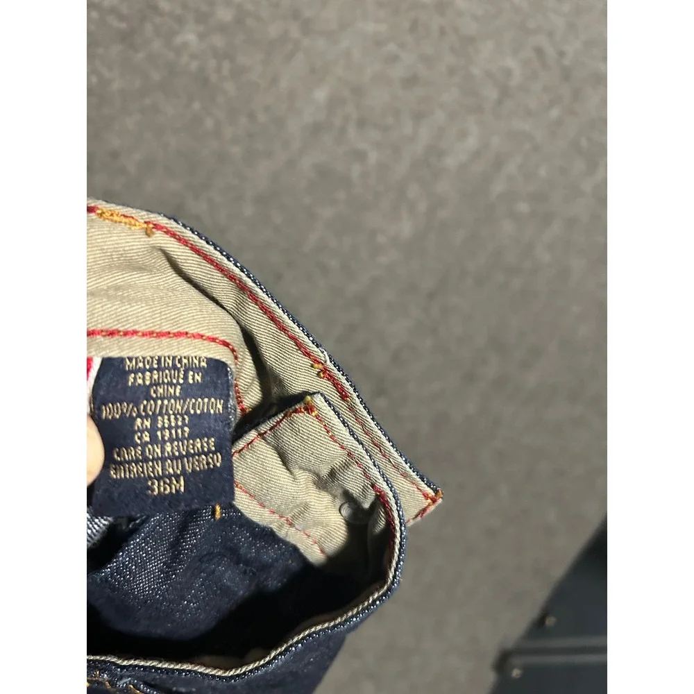 Marithe Francois girbaud jeans baggy Y2K mens blue vintage fit 35X30.5 (tag 36)